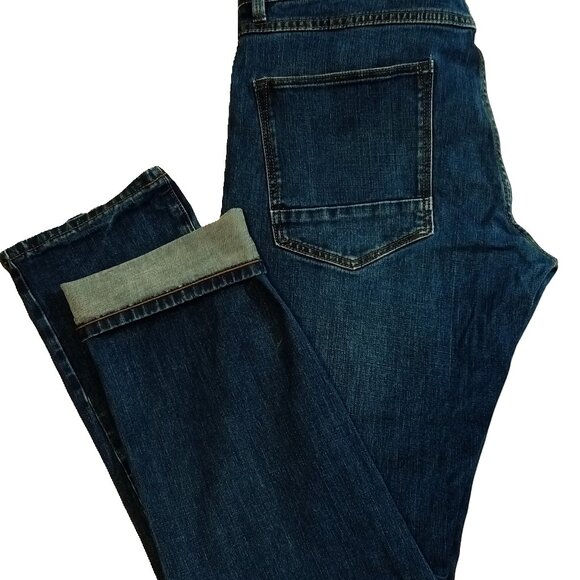 Diesel Original Tapered Mens Jeans Stretch Regular Blue Denim 36x32(37x31.5) - Picture 3 of 16